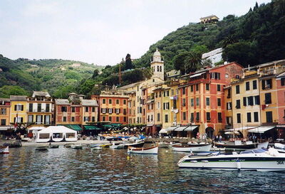 Portofino haven in de Italiaanse Riviera