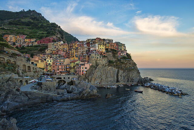 Het stadje Manarola