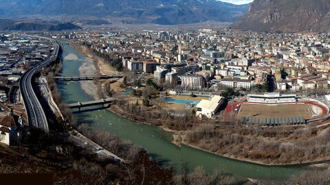 De stad Bolzano