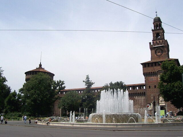Het Sforza kasteel
