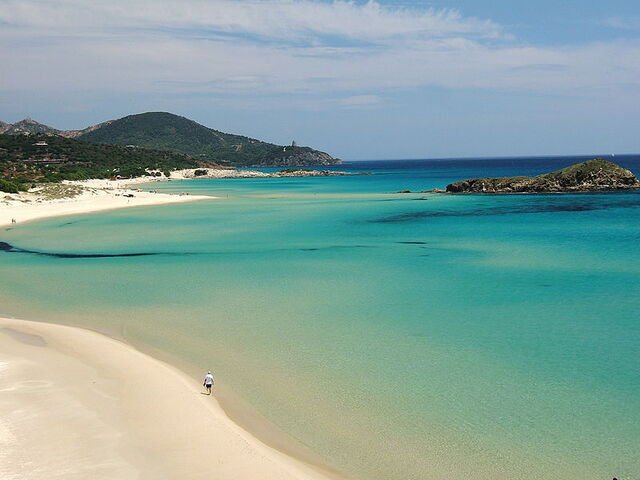 Strand op Sardinië