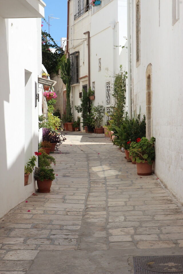 Een steegje in Ostuni