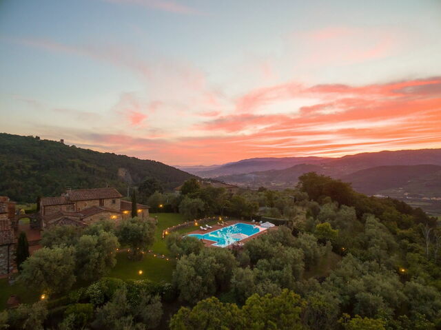 Villa Le Corti, tuin