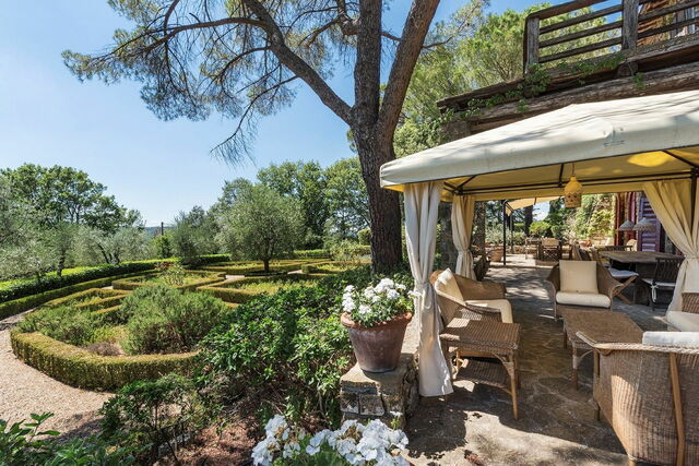 Villa Le Corti, tuin