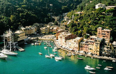 Zicht op Portofino