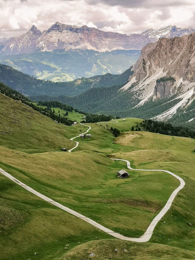 Een vallei in Trentino-Alto Adige