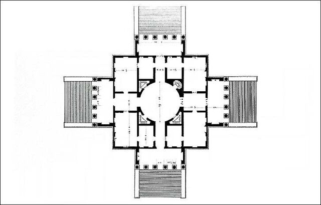 La Rotonda, Bouwplan