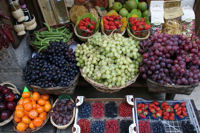 Eten te koop in Siena