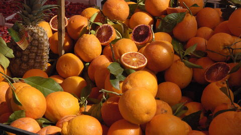 Ballarò Market, sinaasappelen