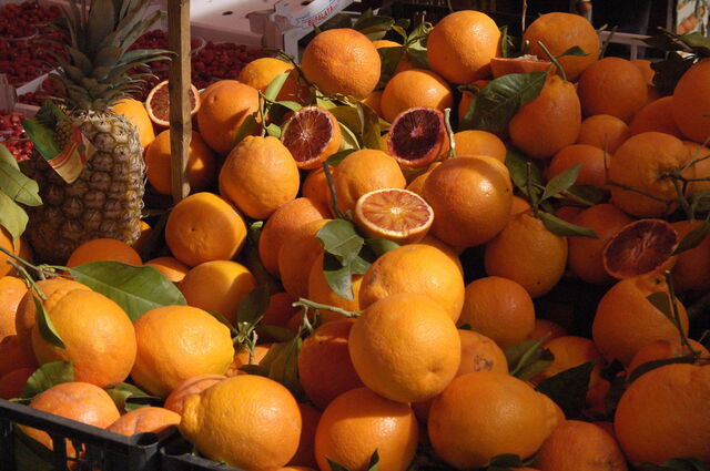 Ballarò Market, sinaasappelen
