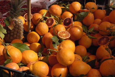 Ballarò Market, sinaasappelen