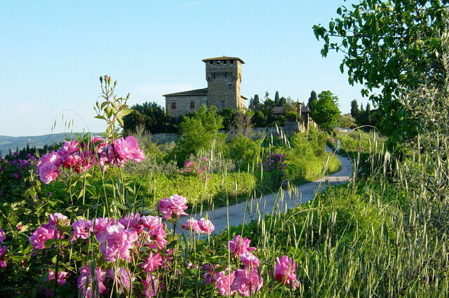 Castello Di Cafaggio, buitenkant