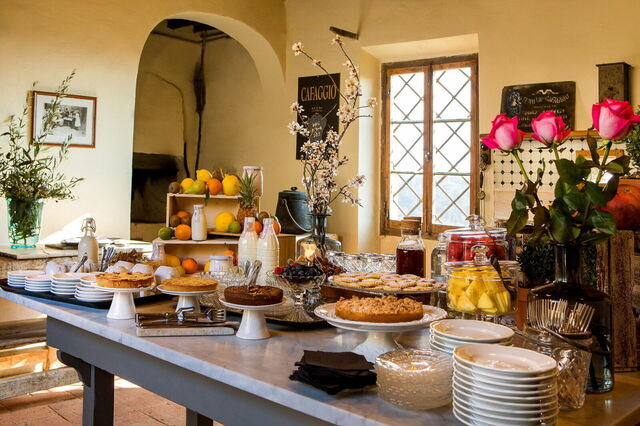 Castello Di Cafaggio, keuken