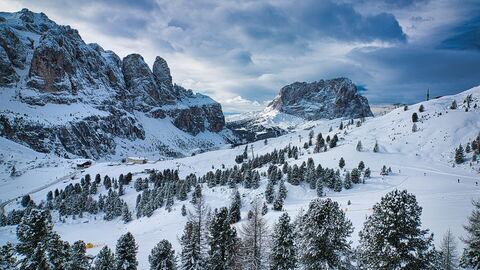 Val Gardena, landschap