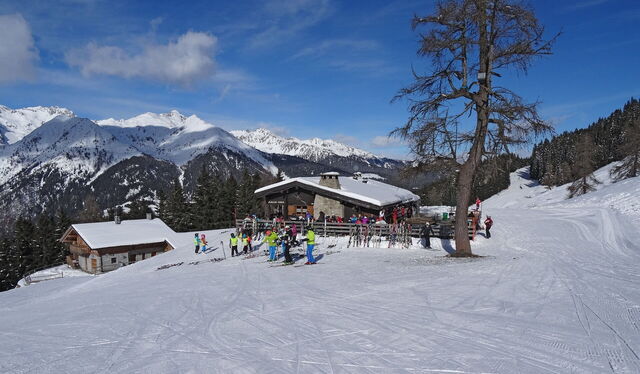 Klaar om te skiën