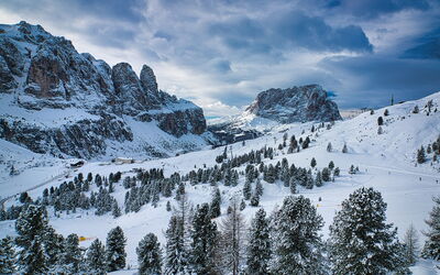 Val Gardena, landschap