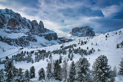 Val Gardena, landschap
