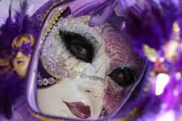 Een mooi masker van het carnaval in Venetië