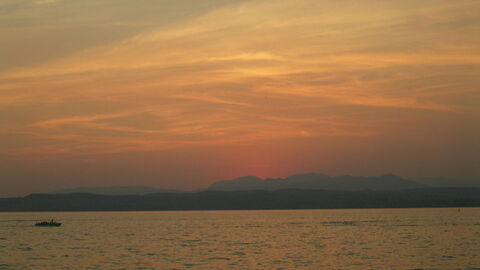 Zonsondergang in Sirmione