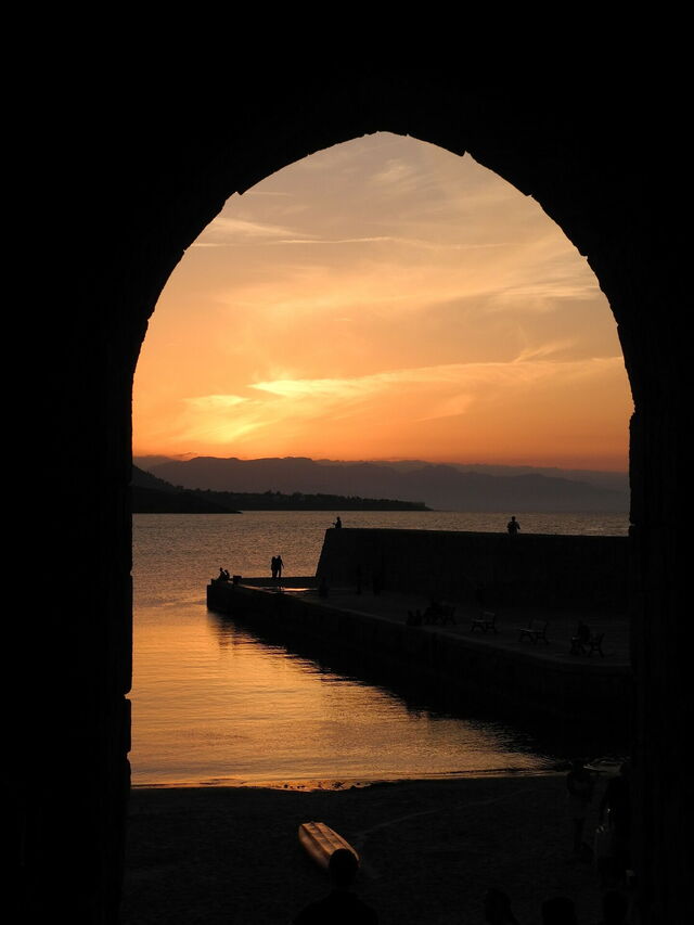 Cefalù, zonsondergang