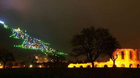 Monte Ingino Kerstboom
