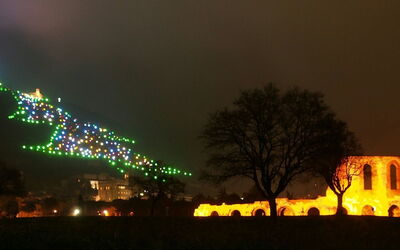 Monte Ingino Kerstboom