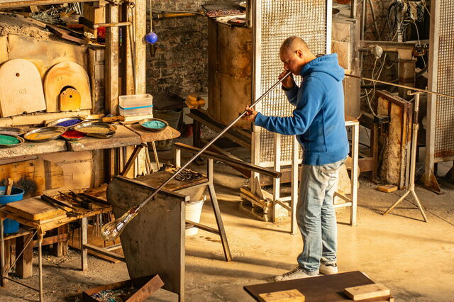 Murano glas maken