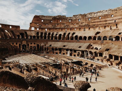 Interieur van het Colosseum