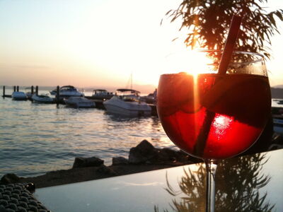 Uitzicht over het Gardameer