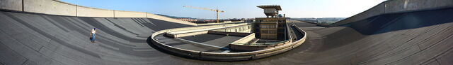 testbaan op dak van lingotto