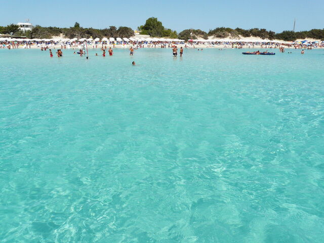 Het water in Porto Cesareo