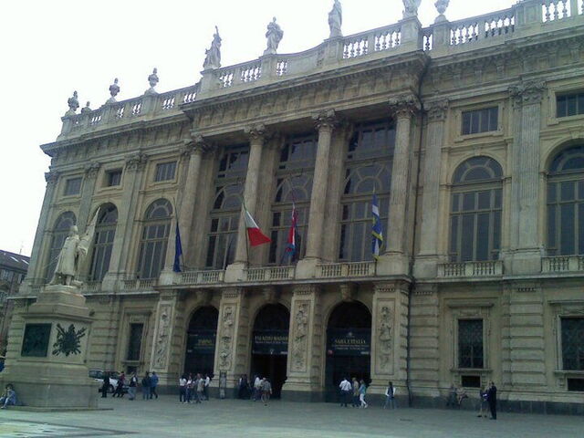 Facade van Palazzo Madama, Turijn