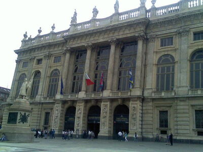 Facade van Palazzo Madama, Turijn