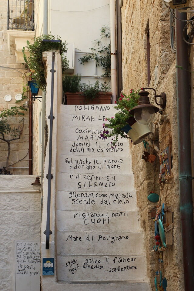 Poëzie, Polignano a Mare