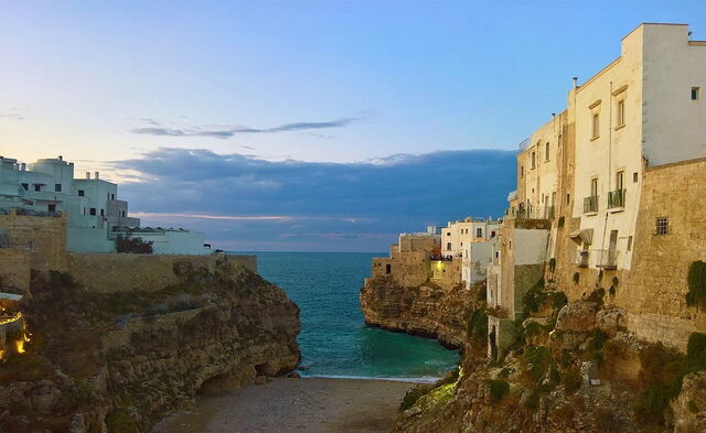 Strand in Polignano a Mare