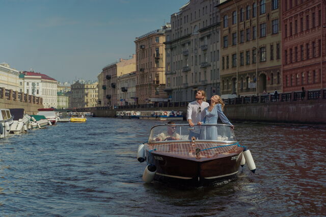 Een koppel in Venetië