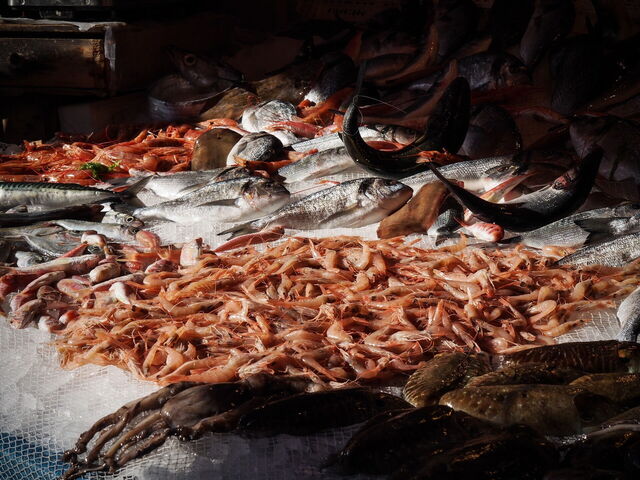 Een markt in Catania