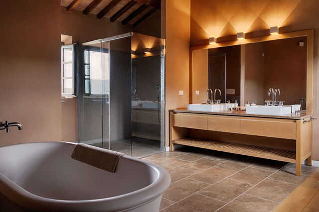 Villa Collinette, badkamer