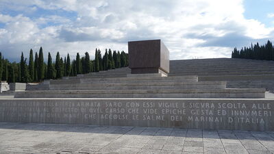 Militair herdenkingsmonument bij Redipuglia