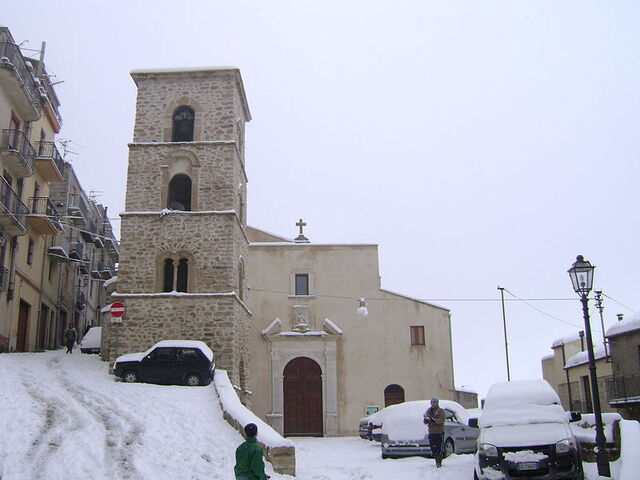 Sneeuw in Gangi