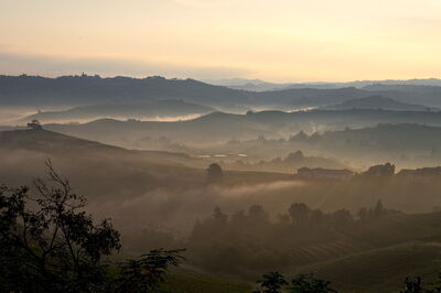 Zonsopgang in Piëmont