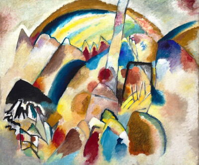 Kandinsky, Landscape with Red Spots No 2