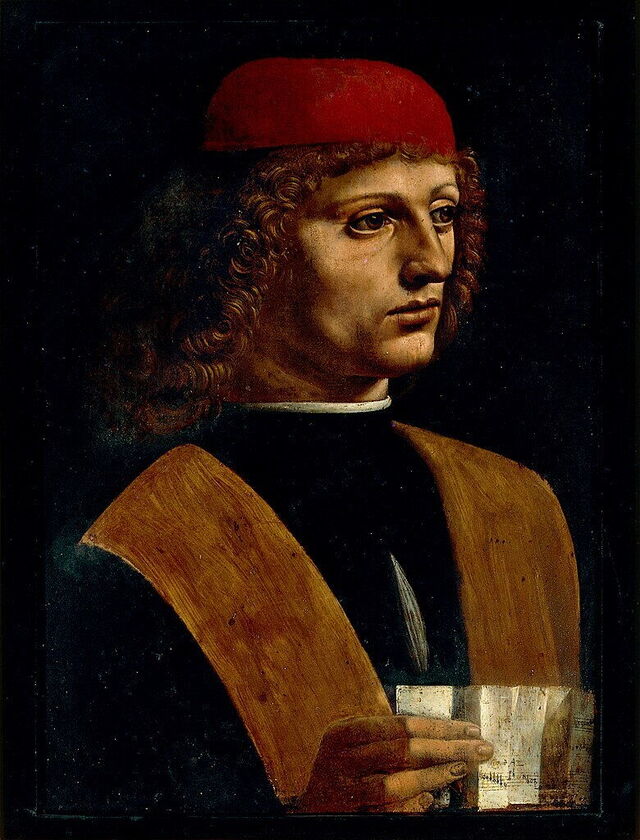 Portret van een muzikant, Da Vinci