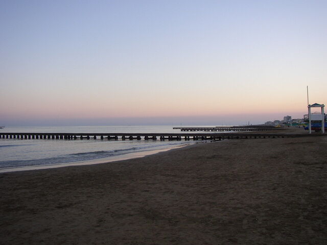 Stranden aan de Lido