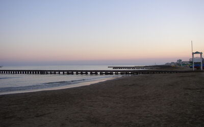 Stranden aan de Lido
