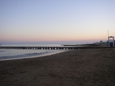 Stranden aan de Lido