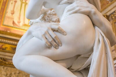 Detail van Bernini’s Ontvoering van Proserpina