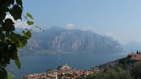 zicht op Malcesine