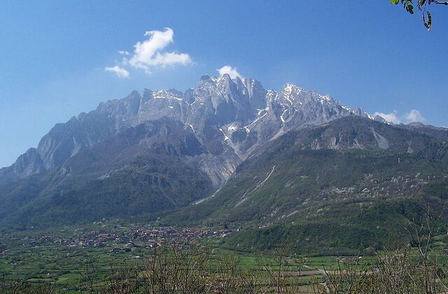 Monte Concarena in de vallei