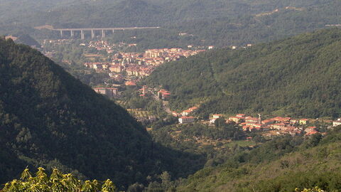 Zicht op Pontremoli